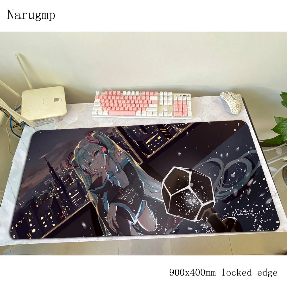 Vocaloid mouse pad gamer 90x40cm gaming mousepad big notbook desk mat High quality padmouse games pc gamer mats gamepad