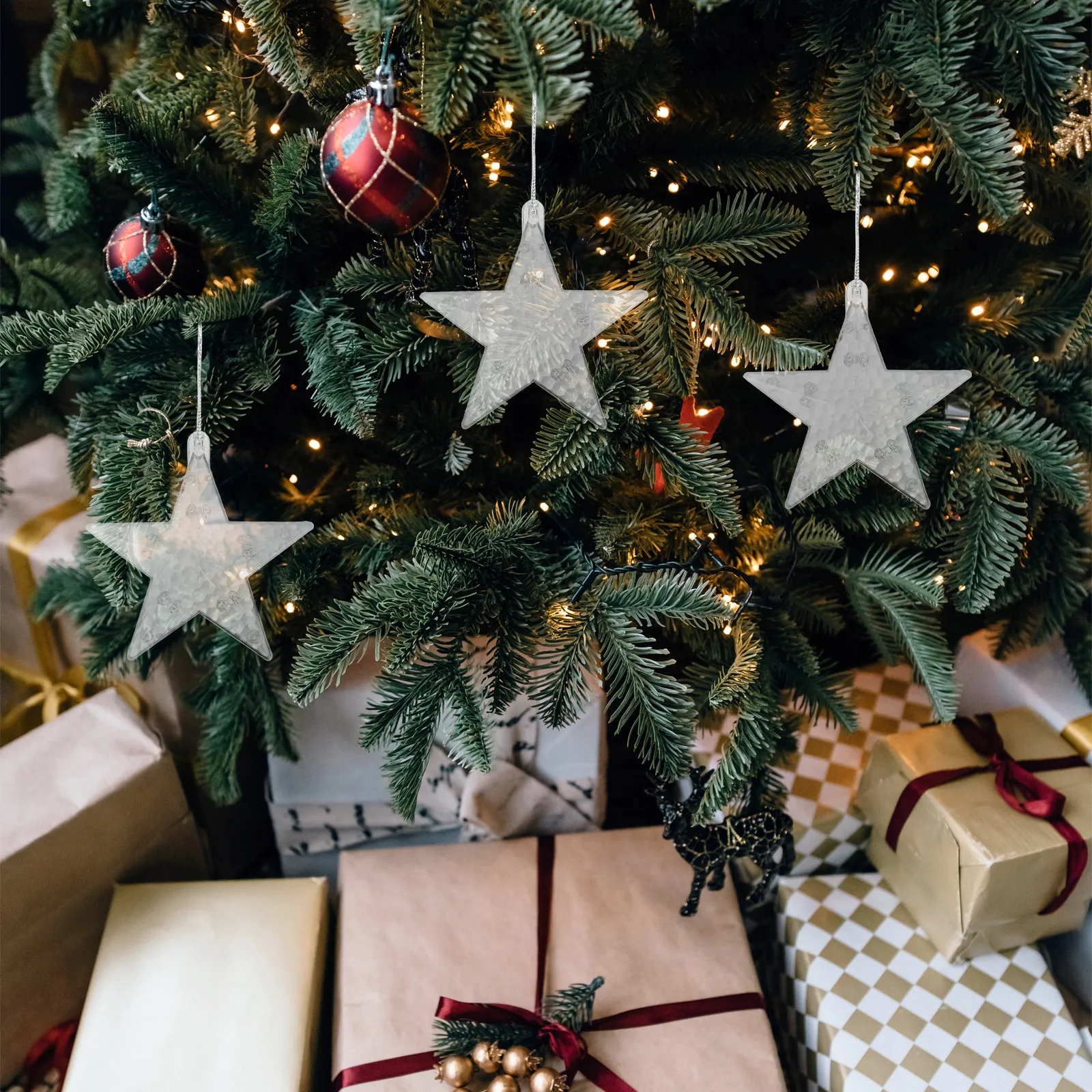 

50 комплектов гирлянд-звезд для Рождества, свадеб, вечеринок, патио, сада, гостиной, спальни, класса, праздничного освещения и декора