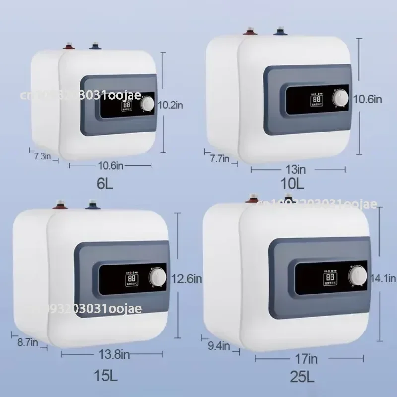 KUALOOL elektrische mini-tank boiler opslag elimineren tijd voor warm water - plank, wand of vloer gemonteerd voor badkamer RV