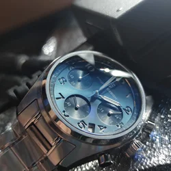 PAGANI DESIGN PD1773 Men's Quartz Watch VK63 Sapphire Stainless Steel Waterproof Sports Chronograph watch for men