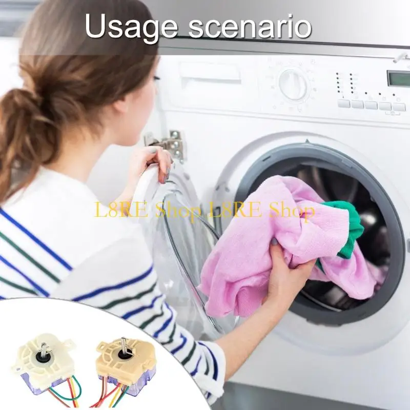 L8RE Multi Specification Laundry Timer Switches Durability Plastic For Various Washing Machines