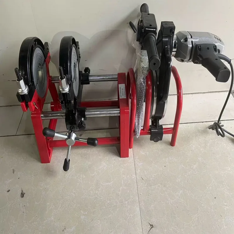 63-160 2200W 220V Pipe Fusion Welder Tool (63-160mm) PE PPR PB PVDF Butt Fusion Welding Machine Piping Hot Melt Engine