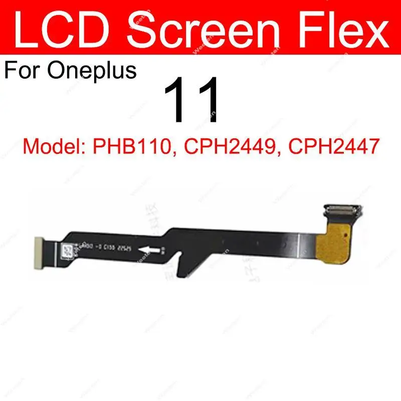 Mainboard LCD Flex For Oneplus 1+ 9RT 10 Pro 10R 10T 11 11R 12 Motherboard LCD Screen Flex Ribbon Connector Parts