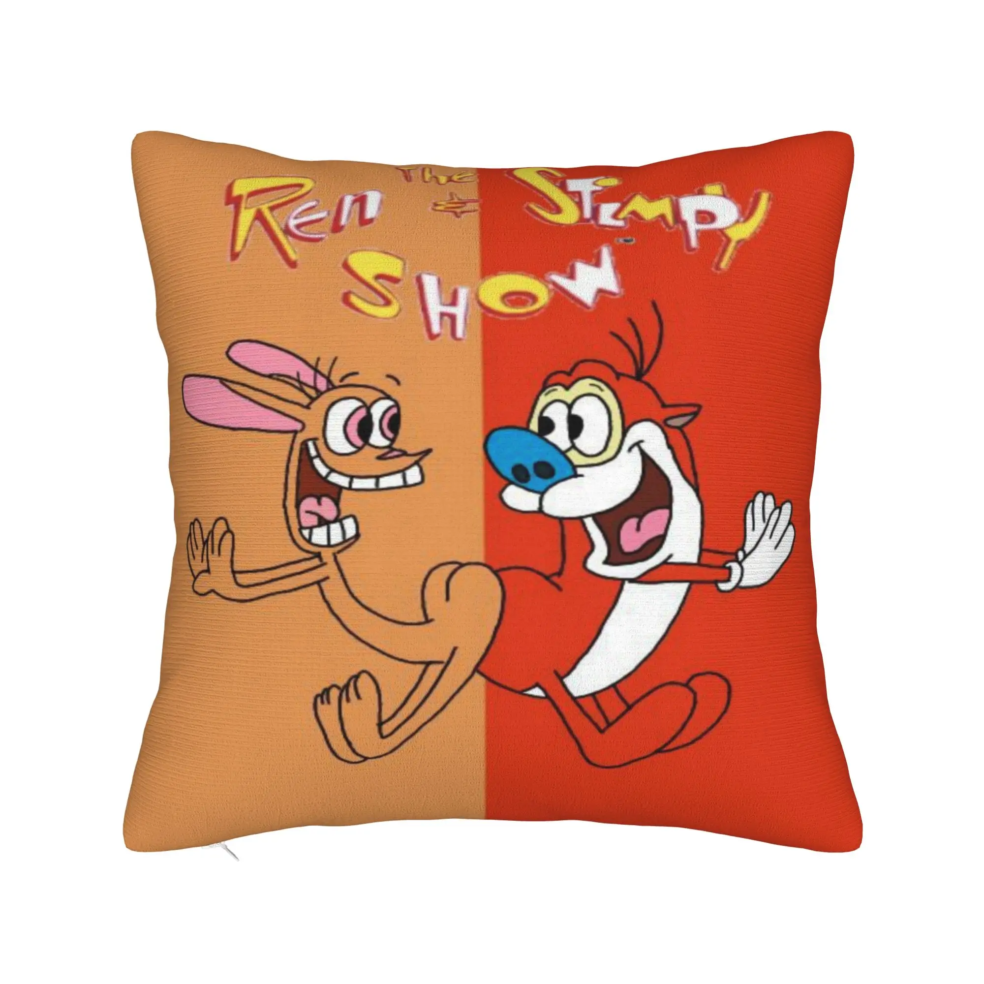 Stylish Living Room  Duo Rucksack Ren & Stimpy  Decorations Pillowcases Accessories  Pillow Cover Square Multi-Size