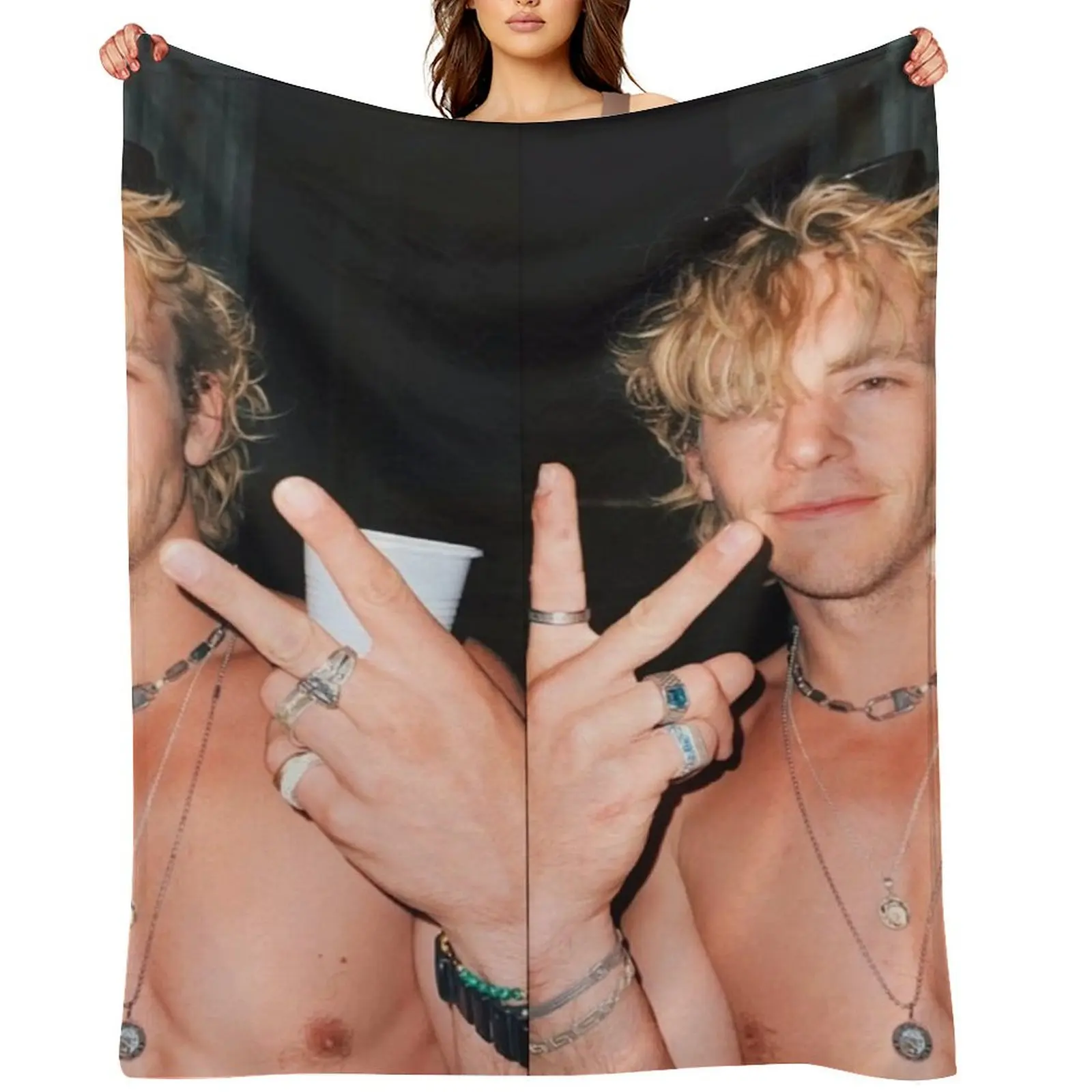 

Ross Lynch Throw Blanket blankets and throws halloween Cute Single Blankets