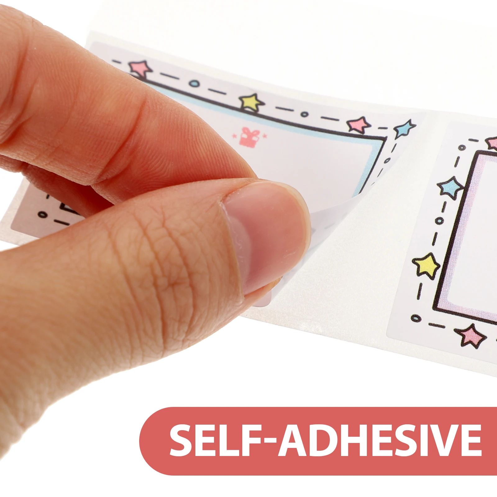 

500 Sheets Waterproof and Oil-proof Stickers Removable Food Fruit Blank Labels for Containers Student