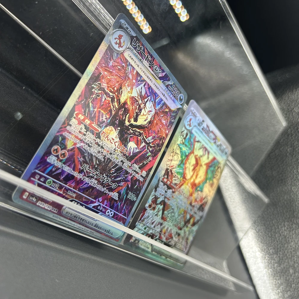 Anime DIY PTCG TCG Japanische Glurak EX Sammelkarten 134/349 Sar Nahezu neuwertige Sammelkarten zum Tauschen, Kampfkarten, Geschenkspielzeug – Detail 5