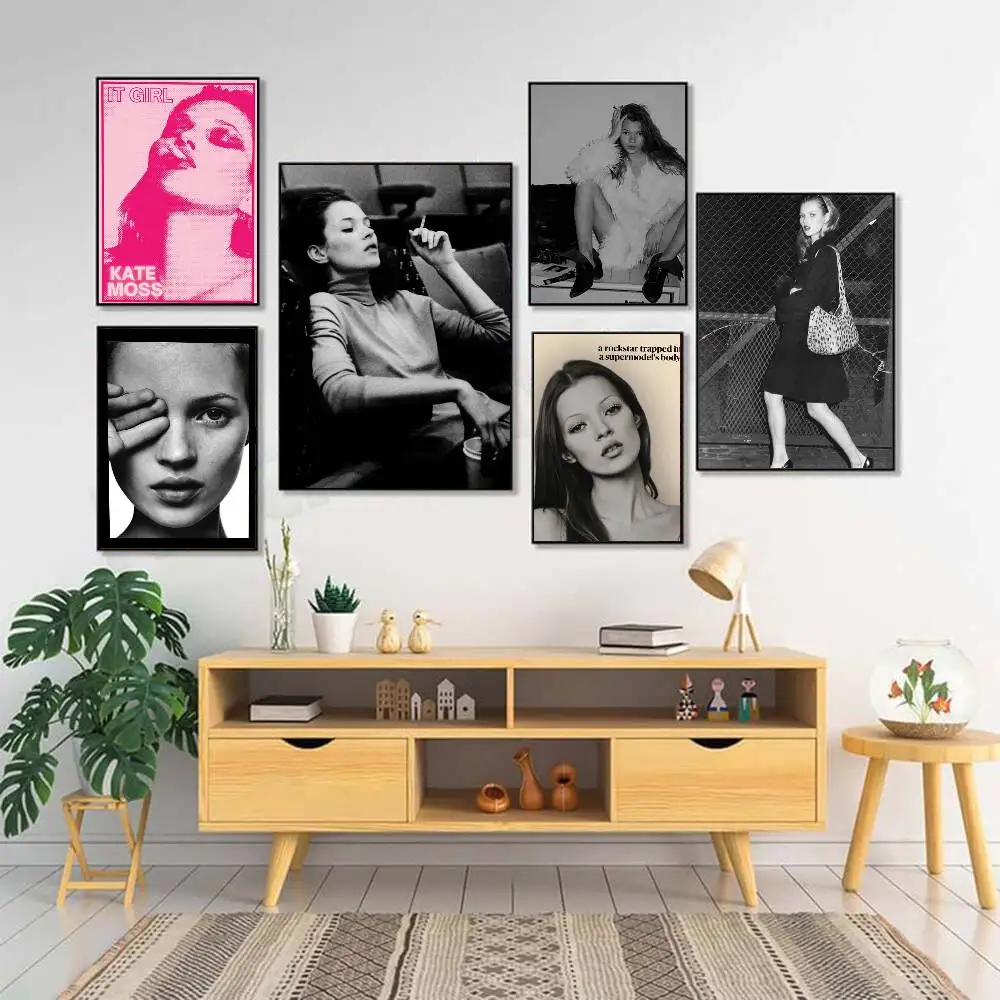 Singer K-Kate M-Moss Poster Wall Art Painting Sticker For Home Room Decoration Bedroom Decor Waterproof Posters