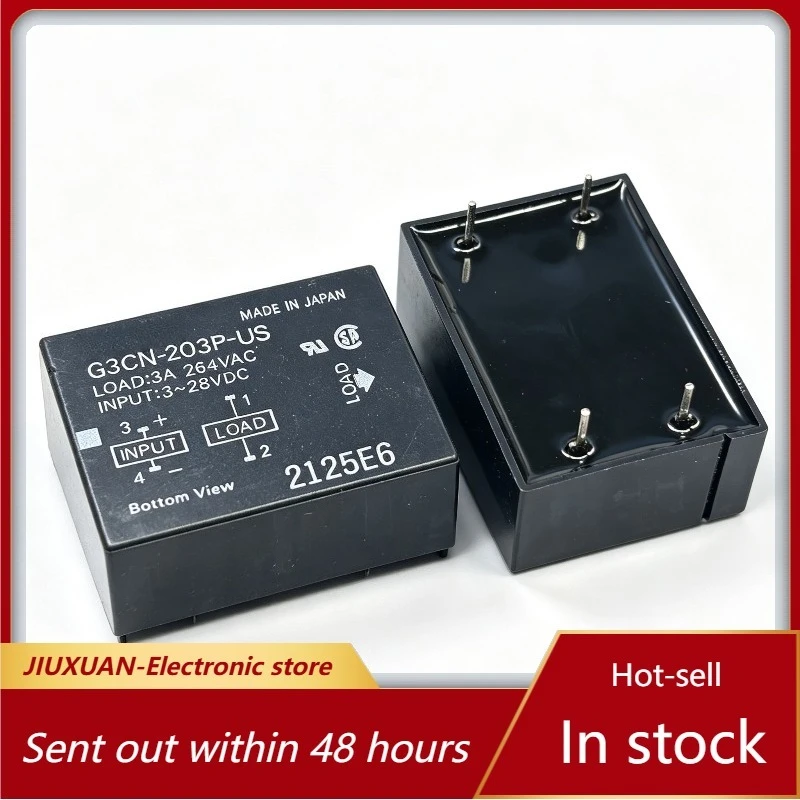 Miniature SSR Solid State Relay G3CN-203P-US Input 3-28VDC Load 3A 264VAC 4Pin Electronic Switch Relay