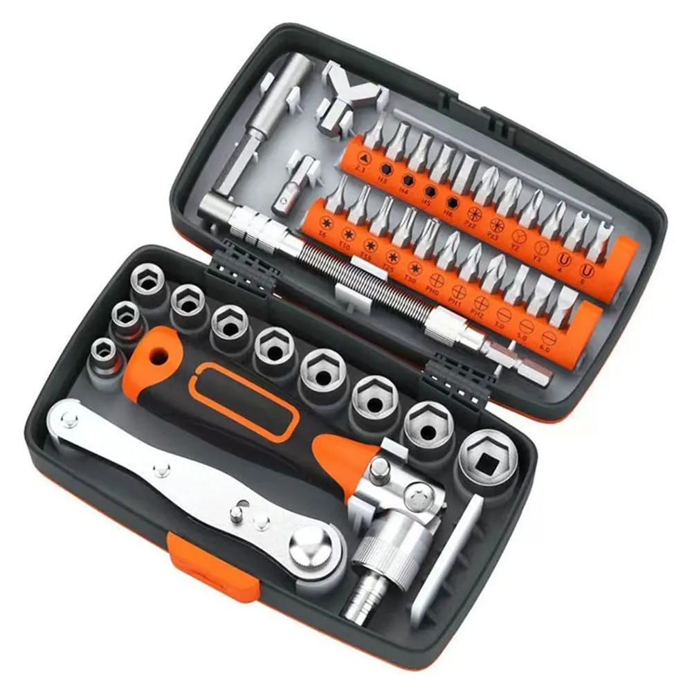 

38 in 1 Ratchet Screwdriver Set Household Combination Toolbox Hardware Magnetic Screw Driver Kit Bits Torx Screwdrivers