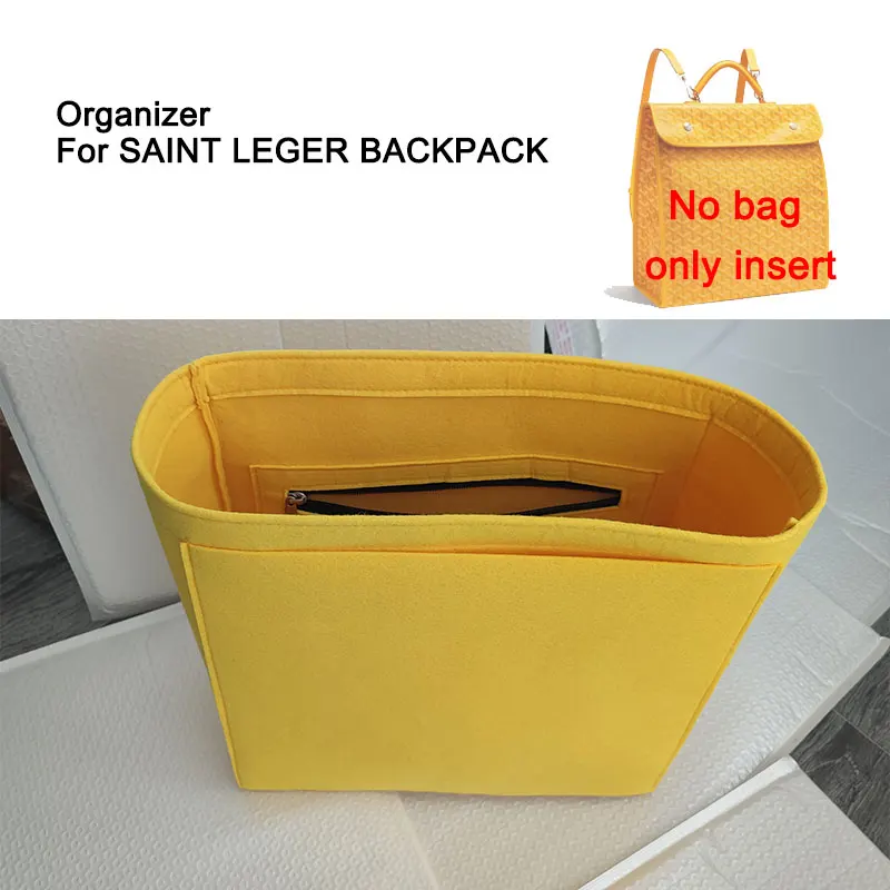 Felt Purse Insert Organizer For Saint Léger Backpack , Travel Rucksack Shapers Tote Bags Storage Divider Fit Saint Leger Bag