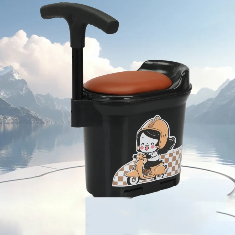 مقعد السيارة الكهربائية الأمامي للأطفال، مقعد سكوتر عالمي مع وظيفة التخزين، مقعد أمامي للسكوتر الكهربائي