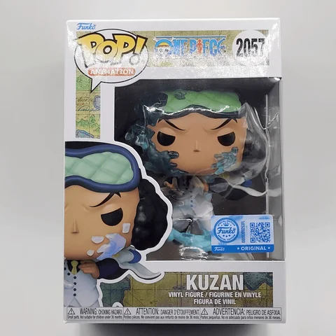 One Piece Kuzan Game Stop #2057 Funko Pop Action Sculpture Doll Limited Edition Vinyl Anime Figures Collect Festive Festive Gift