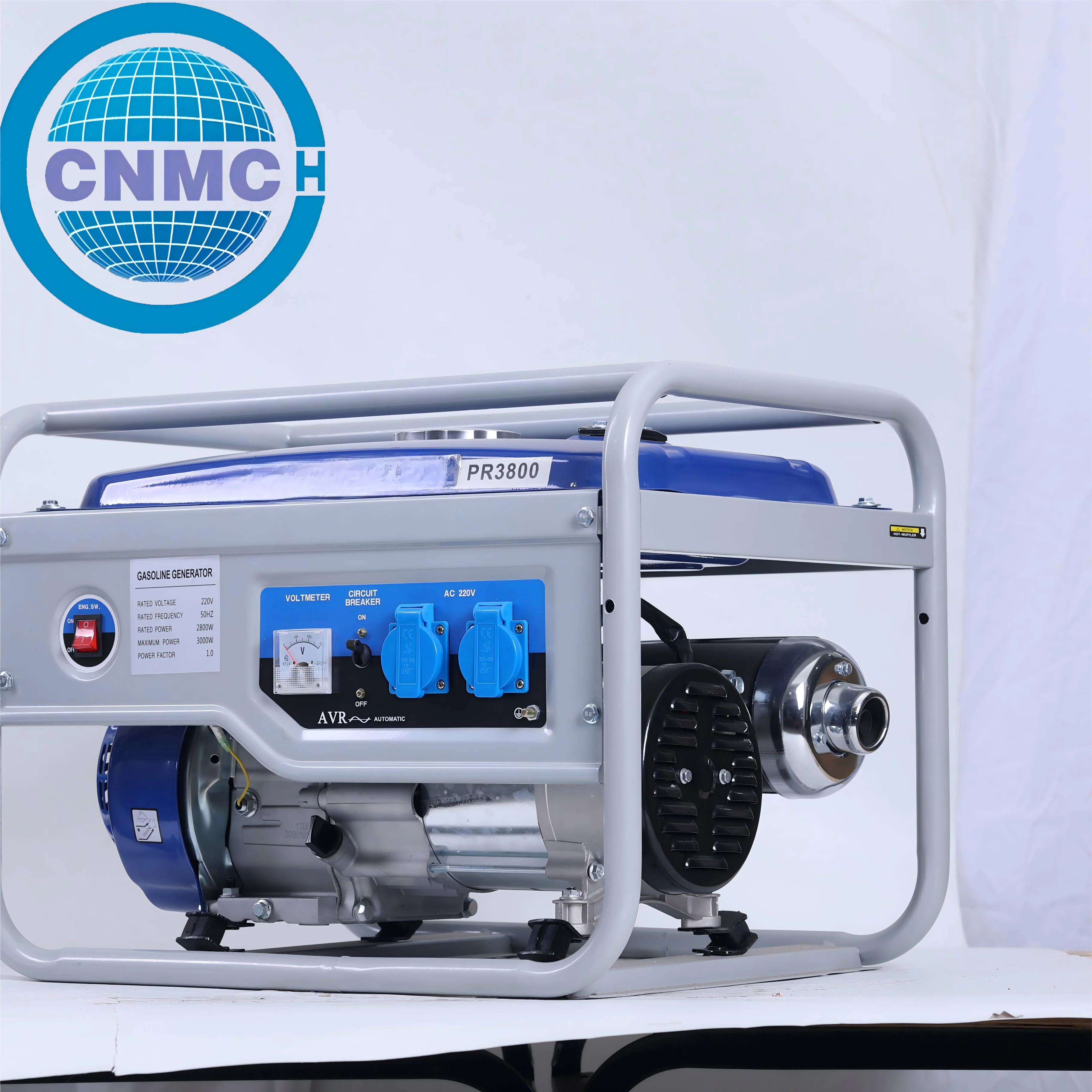 3500Watt Generator 220V 50HZ Generator 4-Stroke All-metal materialElectricstart Air-Cooled for Household Use