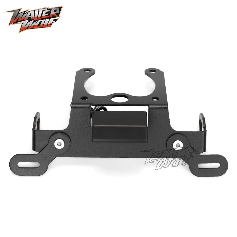 FZ1 Short License Plate Holder For YAMAHA FZ 1 FZ8 Fazer FZ1N Tail Tidy Fender Eliminator LED Light Frame Motorcycle Accessories