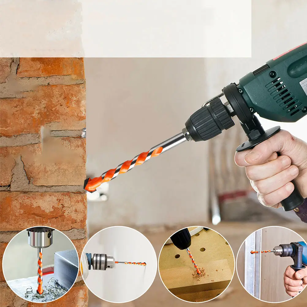 

7pcs Drill Bit Sets High Surface Coating Precision Grinding Inclined Fast Drilling Chip Removal Long