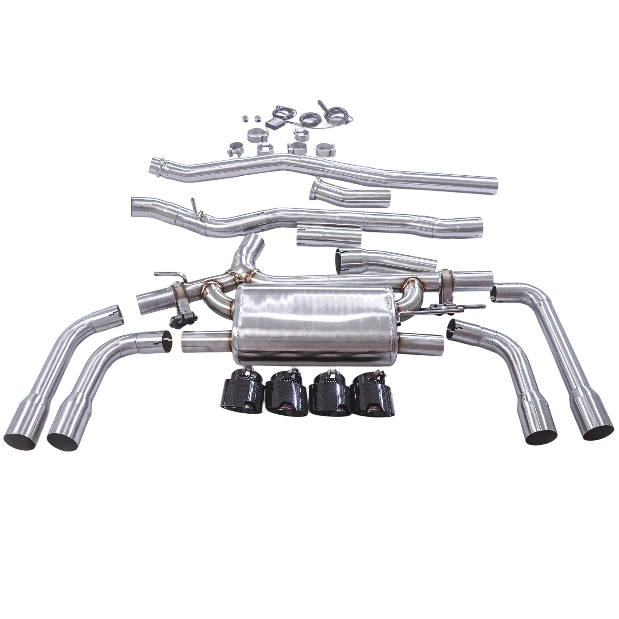 

GFC is applicable to the 2023 BMW X1 X2 M35I U11 U12 2.0T 304 stainless steel Catback with valve exhaust system