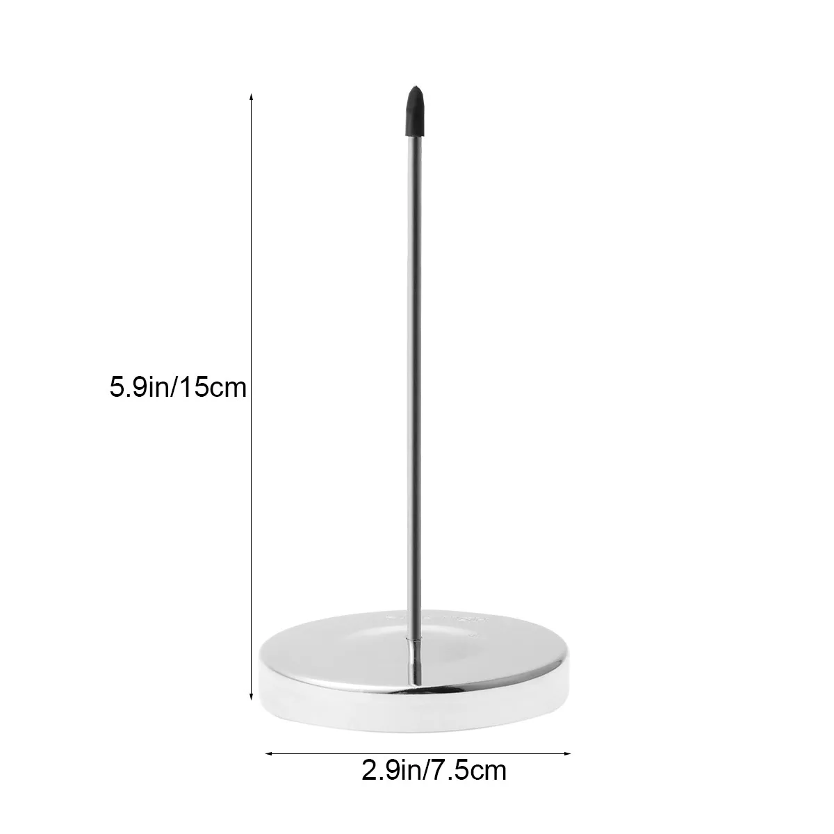 Receipt Holder Spike 2 Pack Stainless Steel Check Bill Memo Paper Stand with Sturdy Base for Restaurant Office