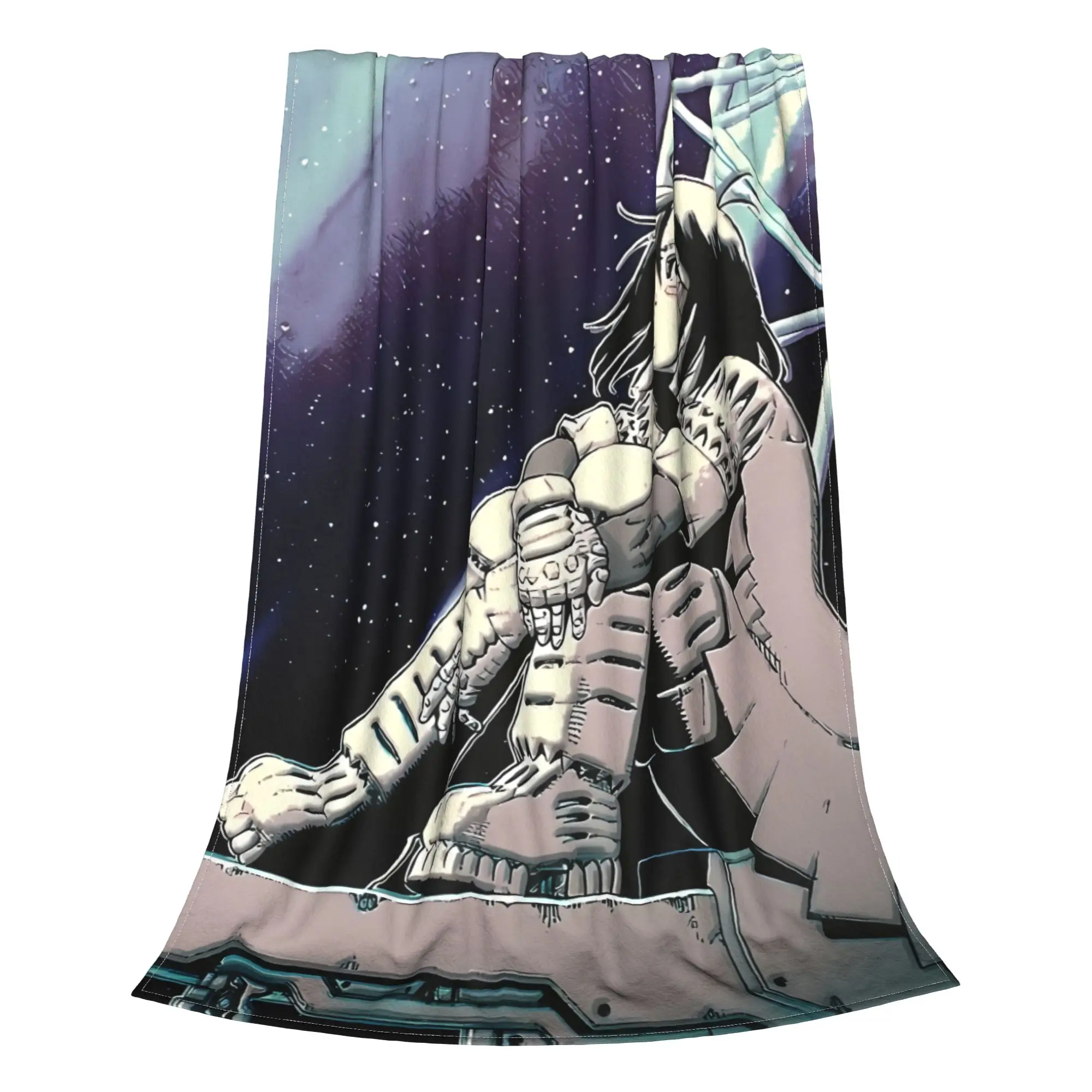 1PC Identity Battle Angel Alita Home Room Decorations Winter Blankets For Adults Bedding Home Interior Sofa Knee