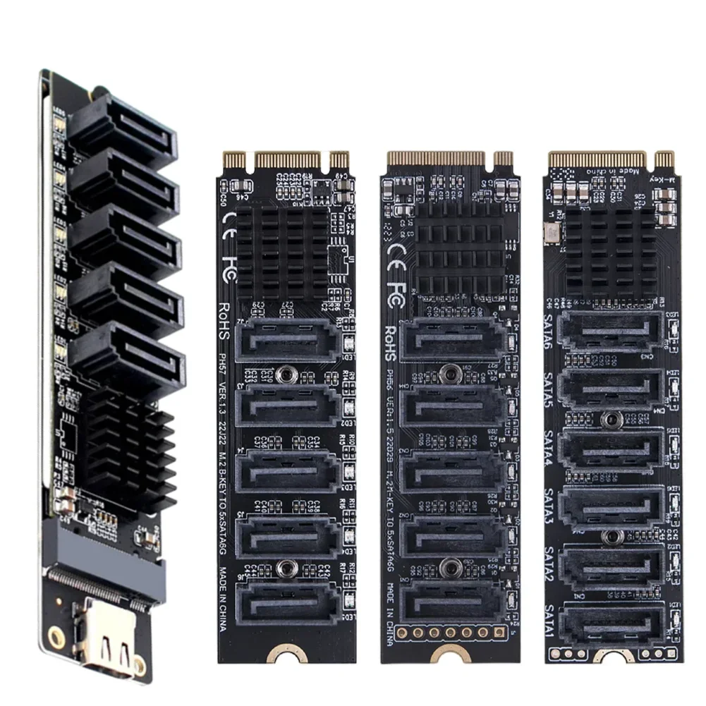 

Адаптер типа C — 5-портовый SATA 3.0 Карта 6 Гбит/с Plug and Play USB C — SATA 3.0 Карта расширения типа C — 5-канальный расширитель SATA 3.0