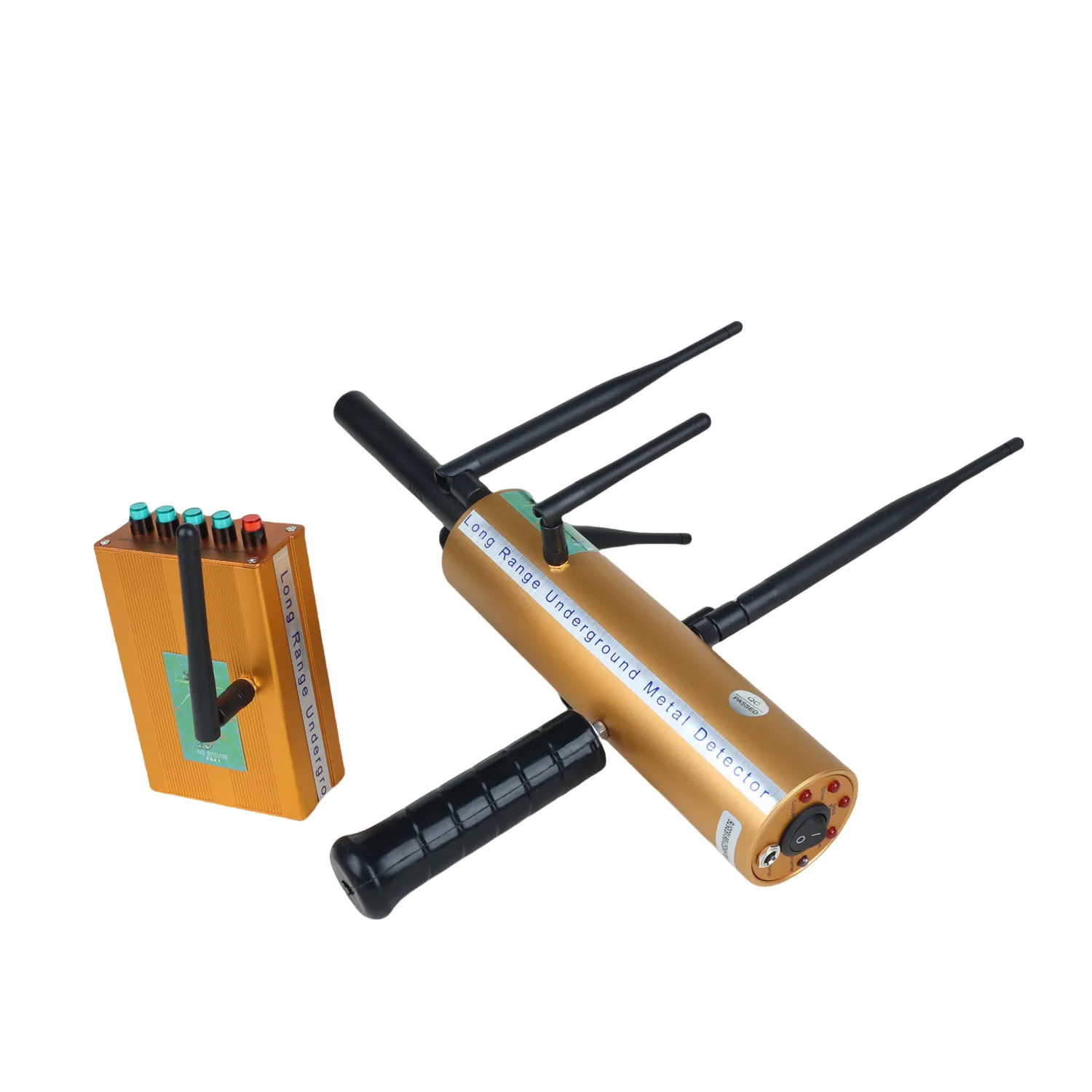 1000m Searching Long Range Gold Silver Detector AKS Searching Device Copper Gold Diamond Locator With Mini Aluminum Box Package
