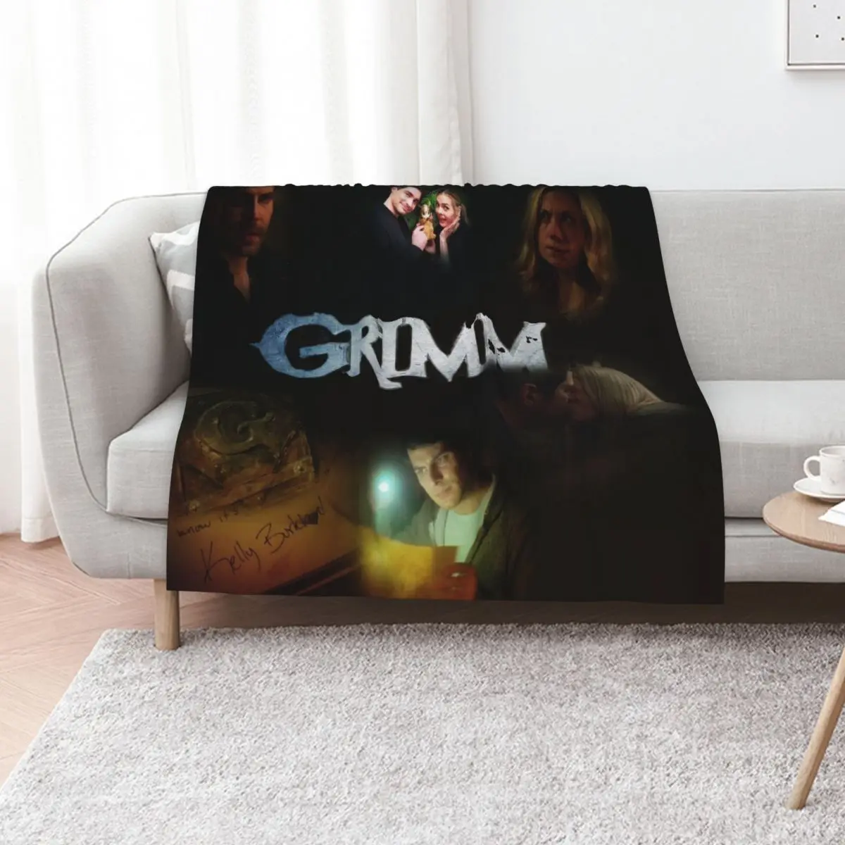 Grimm- Nick and Adalind Throw Blanket Polar For Sofa Thin Decorative Sofa blankets ands Decorative Throw Fashion Sofas Blankets