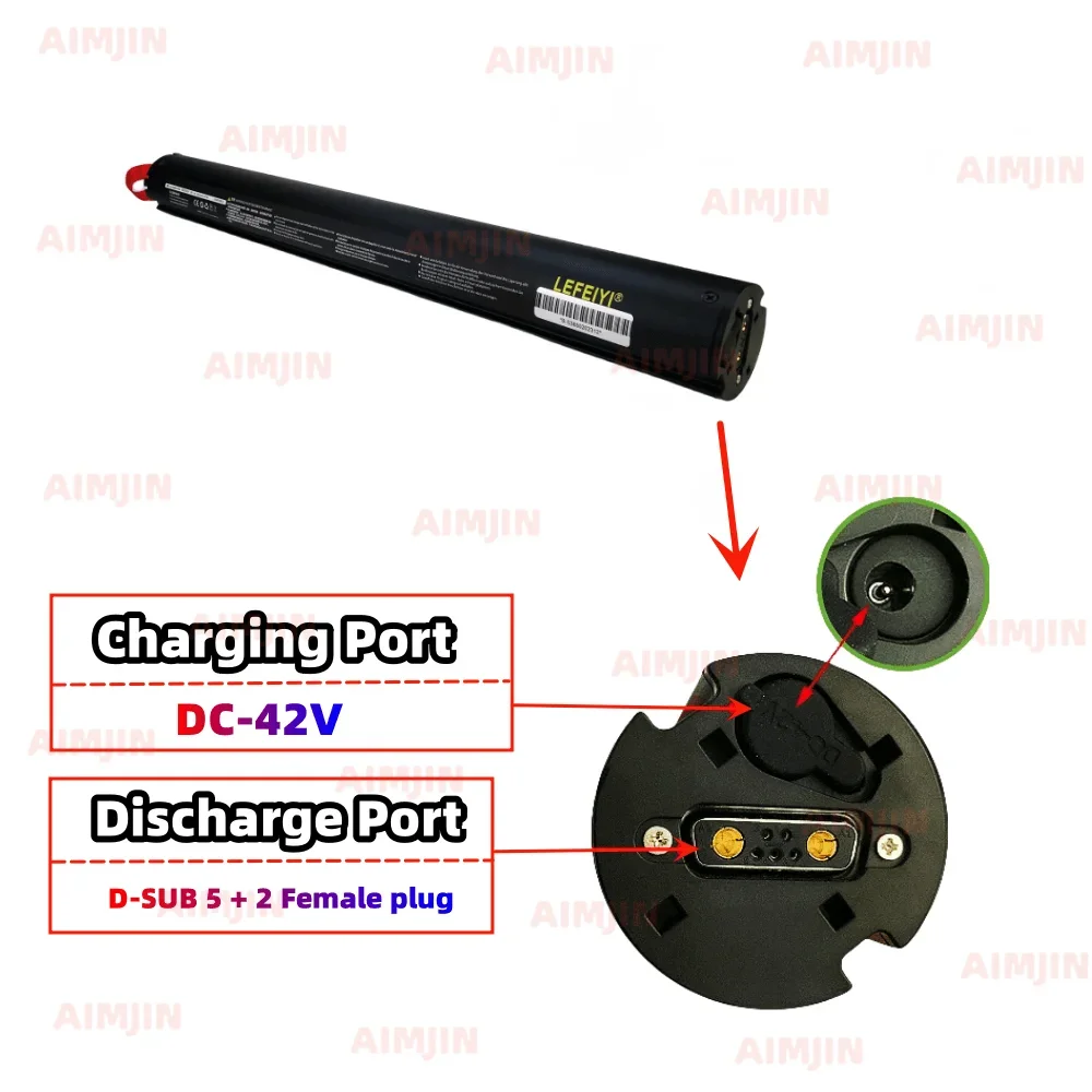 36V 5200mAh Brand New Lithium Battery for Huanxi X7 Electric Scooter