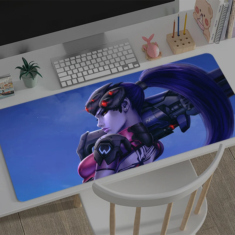 Gaming Mouse Pad O-overwatch Widowmaker Accessories Office Gamer Keyboard Desk Mat Non-Slip ground mat Large PC carpet Mousepad