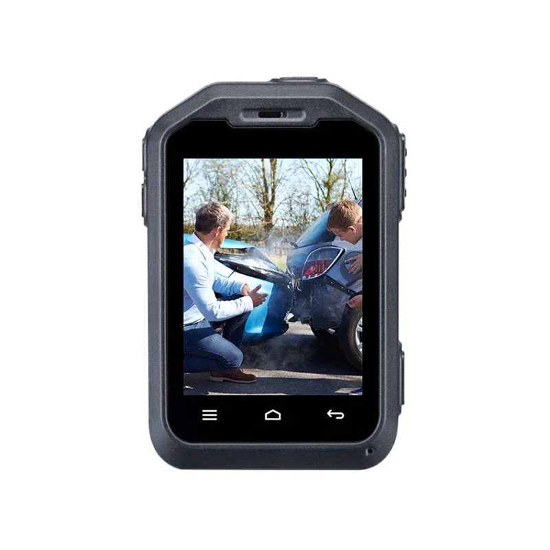 

Wide Angle Touch screen miniature de seguridad remote quality wearable body policy equipment smart video 4g body camera