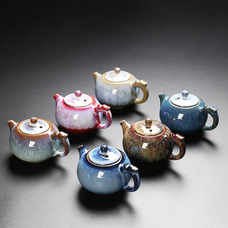 Ceramic Teapots Tea Set and Coffee Teapot for Tea Jianzhan Kiln Change Pots Yixing Zisha Teapot Clay Heated Kettle Kettle Gaiwan