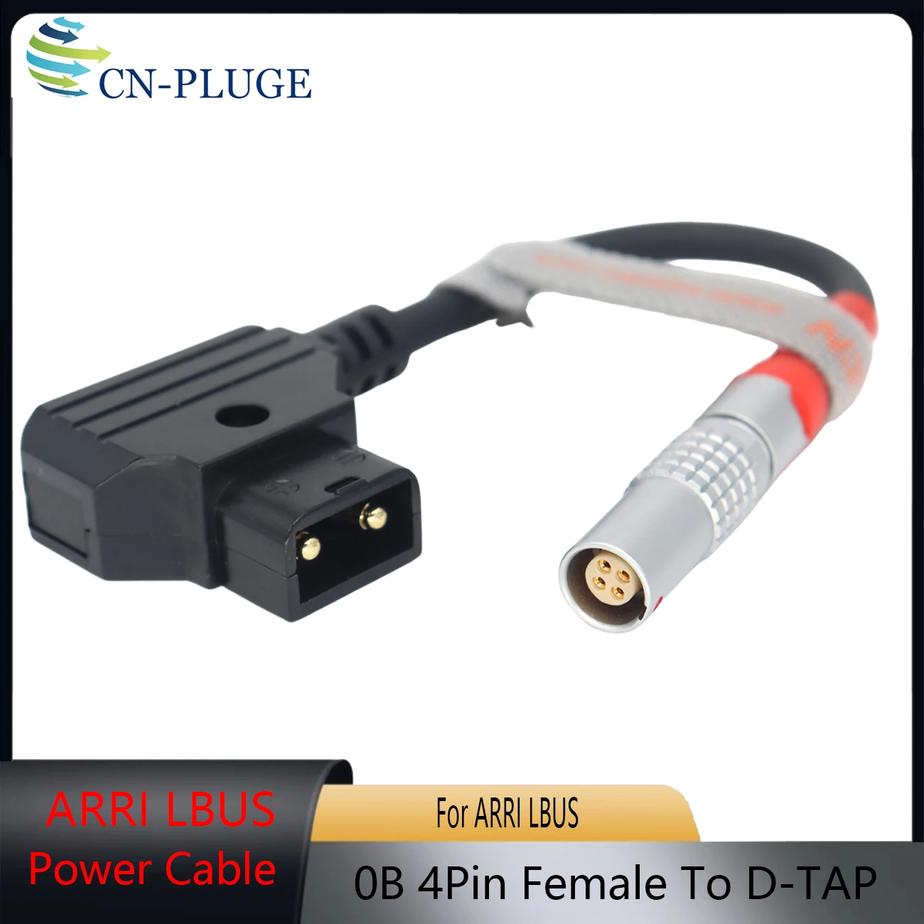 ARRI WCU-4 LBUS FIZ MDR Wireless Focus Wire Power Cable D-Tap to 0B 4Pin Female