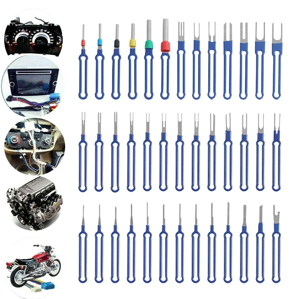 

18/36/39Pcs/Set Wire Terminal Removal Tool Kit Depinning Tool Electrical Connector Pin Removal Car Repair Tools