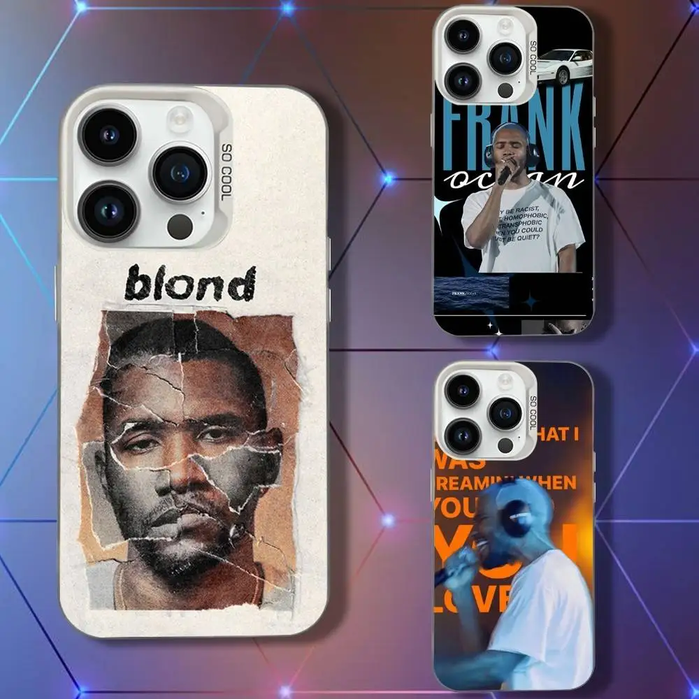 

Singer F-Franks O-Oceans Phone Case For iPhone 16,15,14,13,12,11,Pro,XS,Max,Plus,Mini,SE White Candy Matte Shockproof Cover