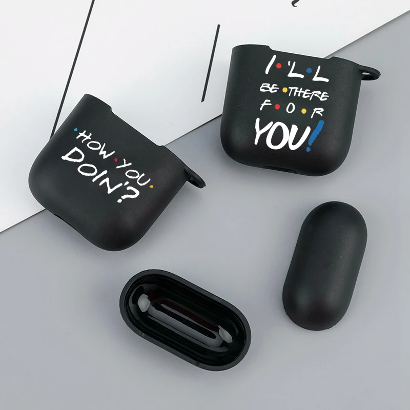 Cute Best Friends TV Show Case For Airpod 1 2 3 4 Cases Silicone Wireless Bluetooth Earphone Cover Matte Black For AirPods Pro2