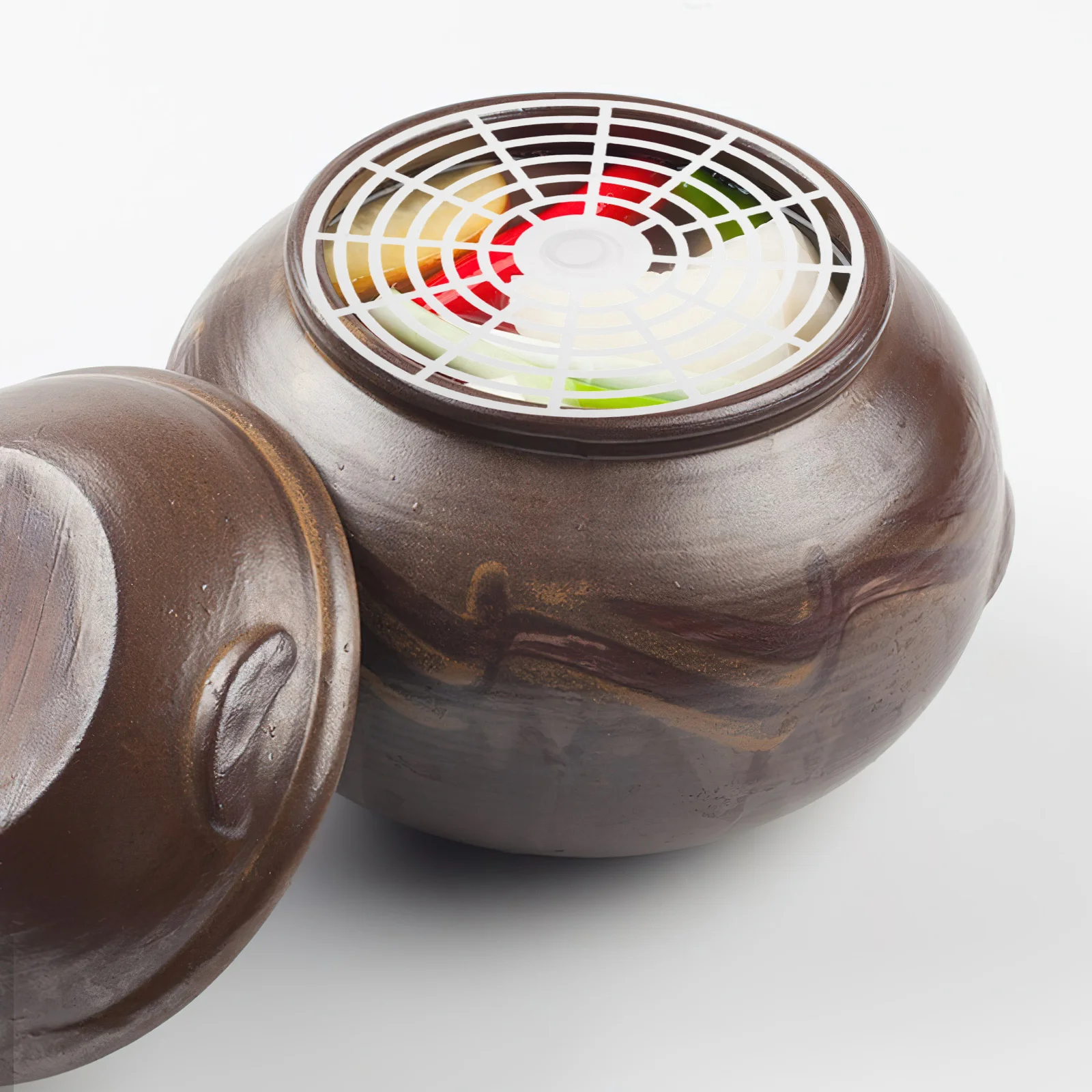 

5 Pcs Fermenting Helper Jar Fermentation Weights Jars Press Supply Plate for Pickling Bottle Part White Tool