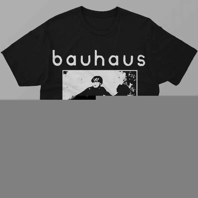 Bauhaus Music Tshirt Adult Regular Fit O-Necked T-Shirt Classic T-Shirt Men's Clothing