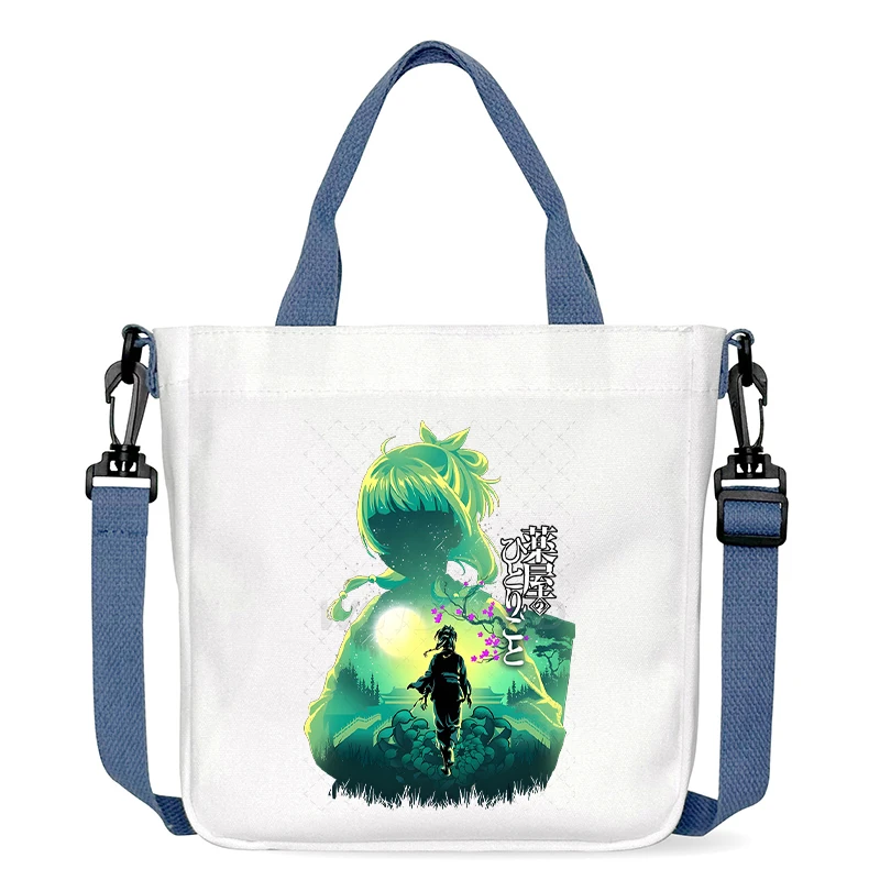 يوميات الصيدلية حقيبة كروسبودي للنساء حقيبة كتف في الهواء الطلق المحمولة مربع حقيبة ساعي Maomao أنيمي هدية عيد ميلاد للأطفال