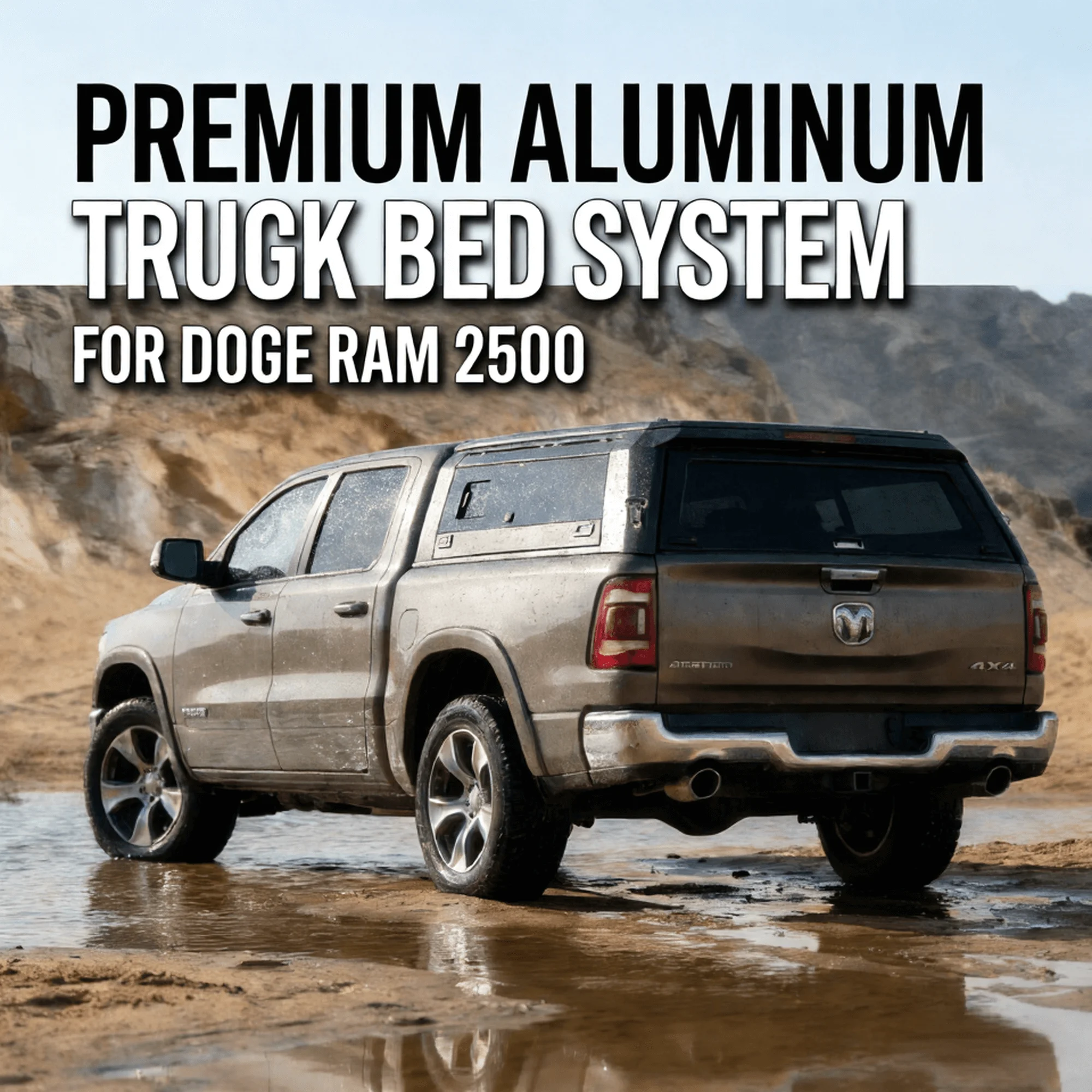 

Водонепроницаемый тент-кемпер для грузовиков 4x4: Dodge RAM, Byd Shark 6 2021, Mazda Bt50 2024, F150, Silverado, Tundra, Ranger