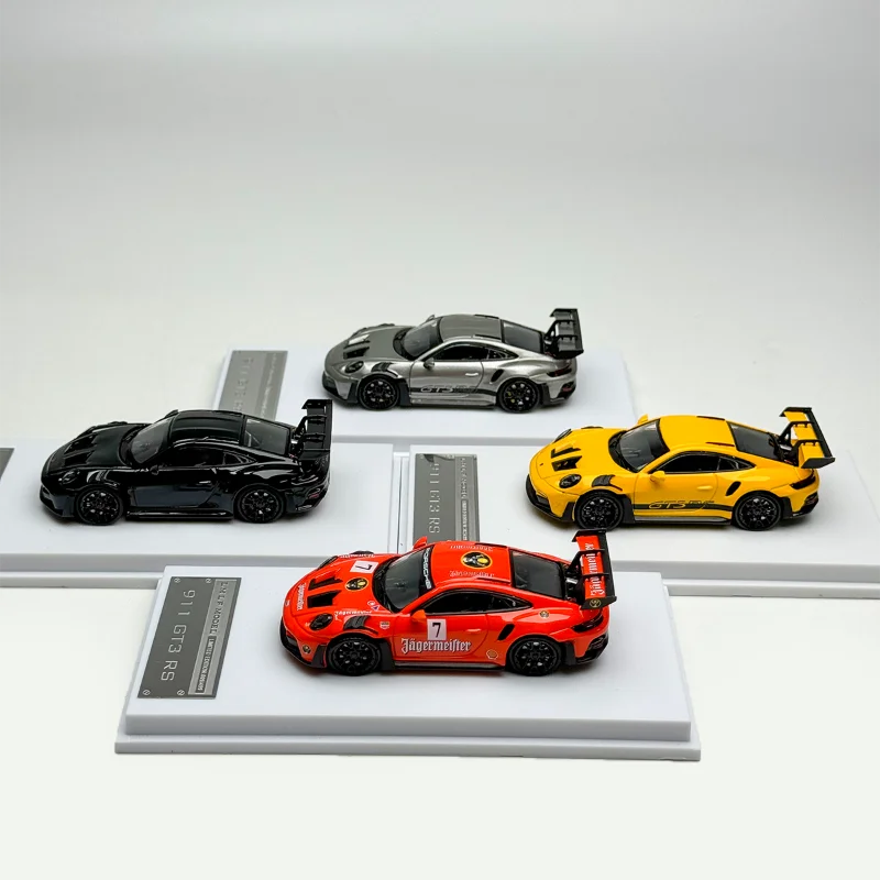 Diecast Model Car 1:64 Size Porsche 911 Alloy Car Model Porsche GT3 RS Super Car Collection Toys for Boys Gift Original Box
