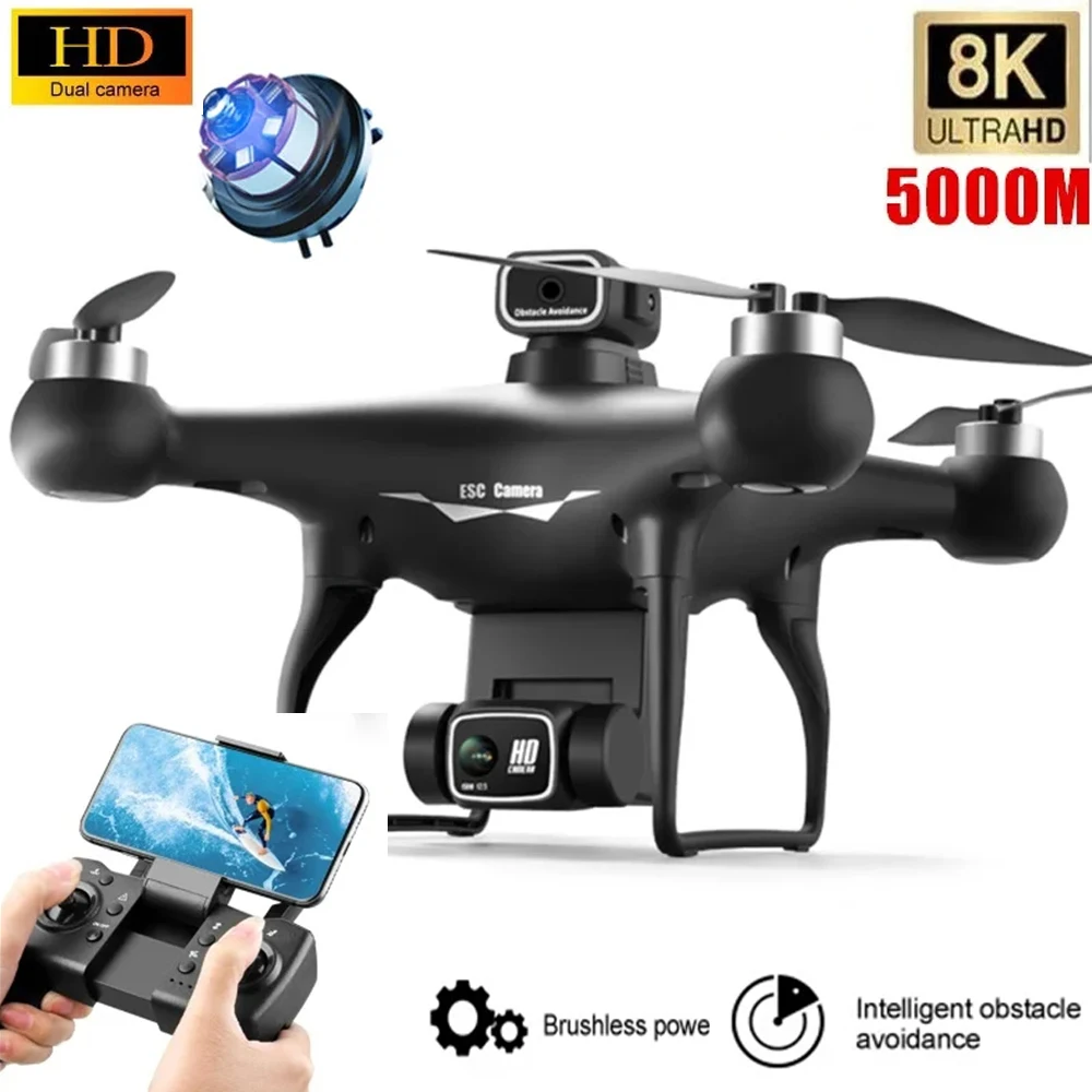 

Professional S116 MAX Drone 4K WIFI FPV Camera 360° Obstacle Avoidance Brushless Motor RC Quadcopter Mini Dron Toy