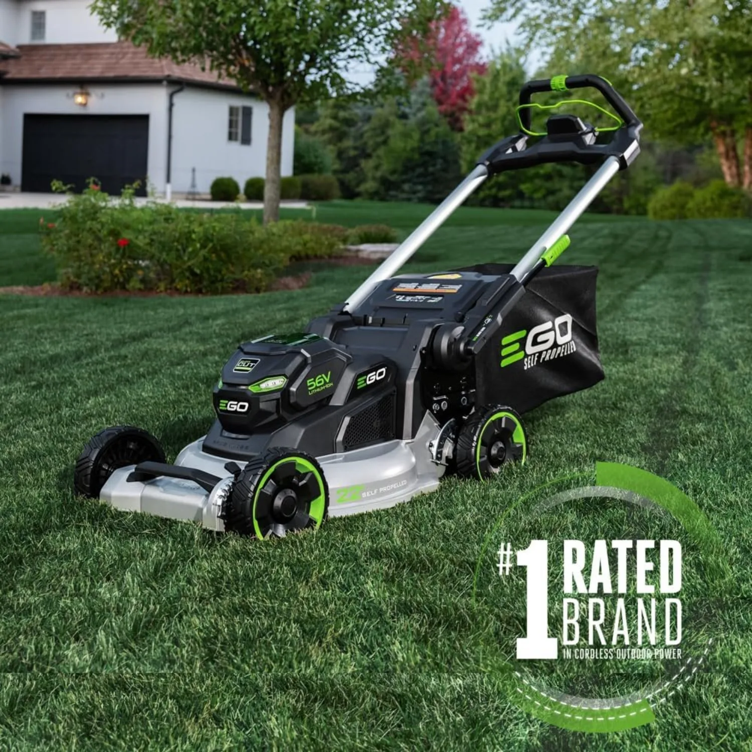 LM2206SP 22inch Aluminum Deck Select Cut™ Self-Propelled Lawn Mower, 10.0Ah Battery and 700W Turbo Charger Included