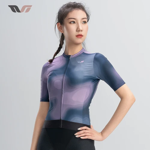Imagen 1 del producto ROCKBROS TVI Camisetas de Ciclismo para Mujer, Mangas Cortas, Camisetas de Bicicleta, Tops de Verano de Secado Rápido, Anti-sudor, Jersey de Ciclismo Deportivo para MTB y Carretera