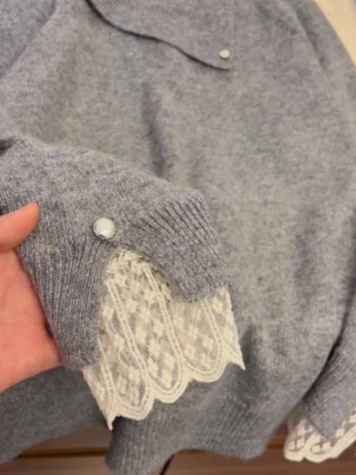 لينة Plu الدب المخملية طوق محبوك سترة المرأة الشتاء Sle العلوي طويل Sve الدافئة الحرارية الأساسية ملابس داخلية #2