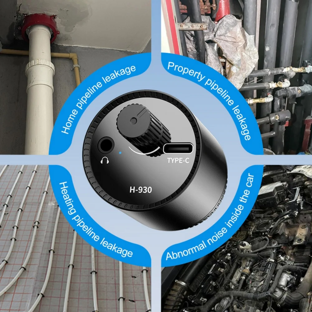Pipe Water Leak Detector Household Underground Water Pipe Leak Detection Kit For Indoor And Outdoor Pipes