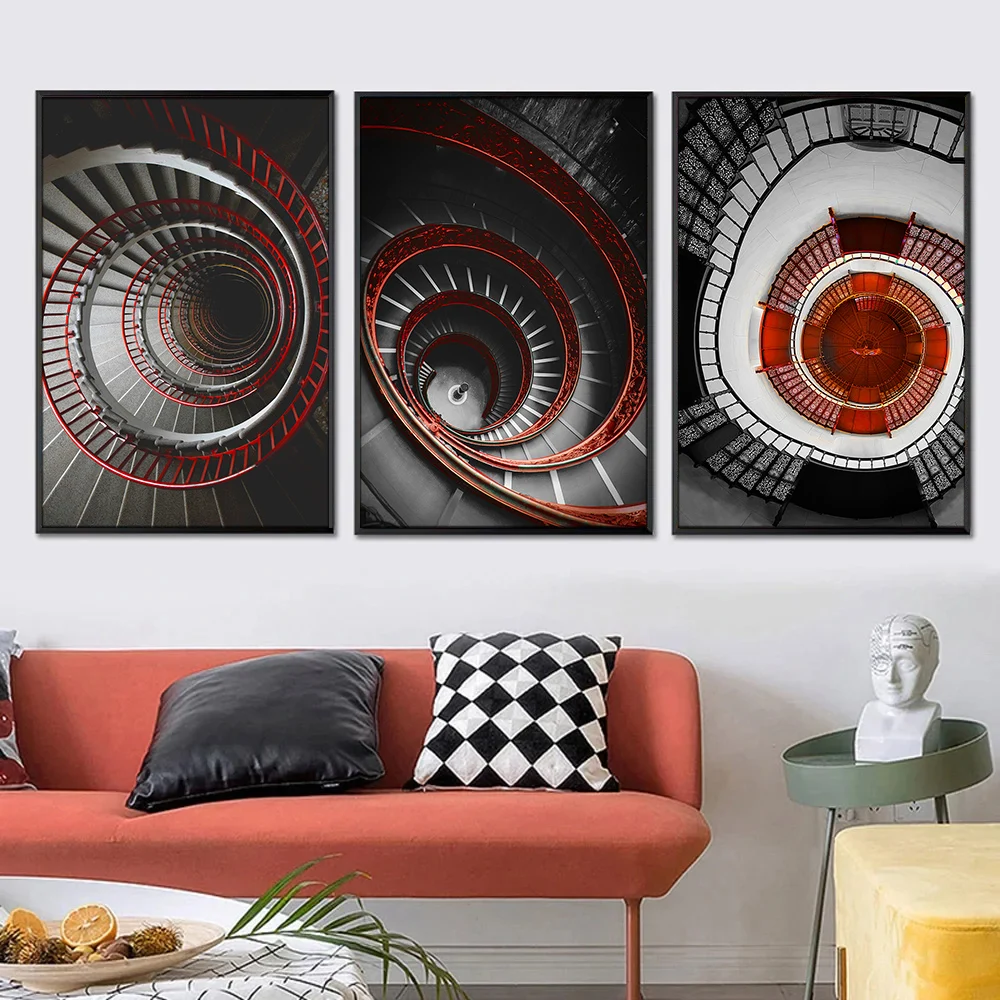 Staircase Art Canva…