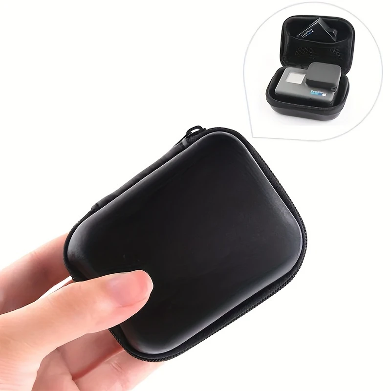 Portable Storage Bag Case for GoPro Hero 13 12 11 10 9 8 7 Mini Box Compact Protective Headphone data cable memory card Case