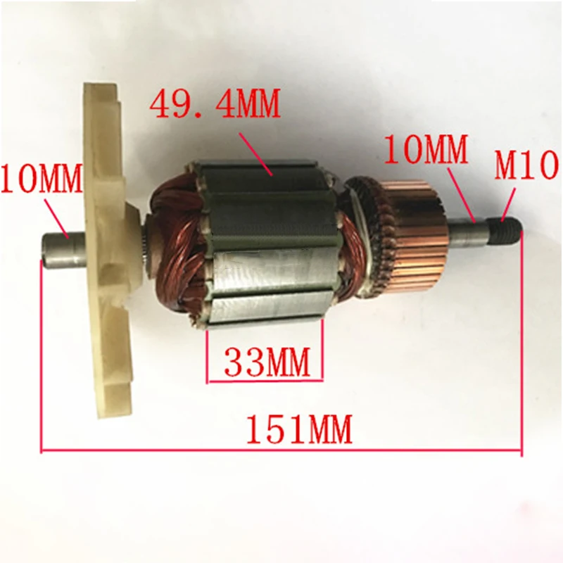 AC220-240V โรเตอร์ Armature Stator สำหรับ Makita Sander 9401