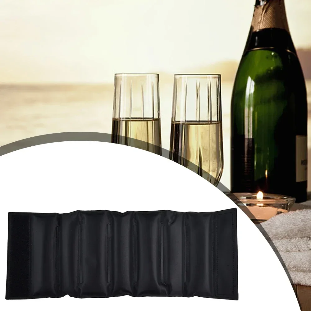 Red Wine Bottle Freezer Gel Cooling PVC Champagne Ice Pack Portable Liquor Ice Champagne Ice Pack Portable Liquor Ice-Cold Tool