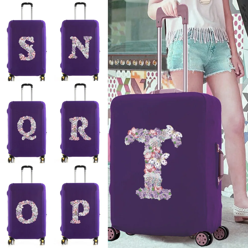

Travel Luggage Elastic Protectives Cover for 18-32 Inch Trolley Case Dust Accessories Covers Suitcase Cases Rose Flower Print
