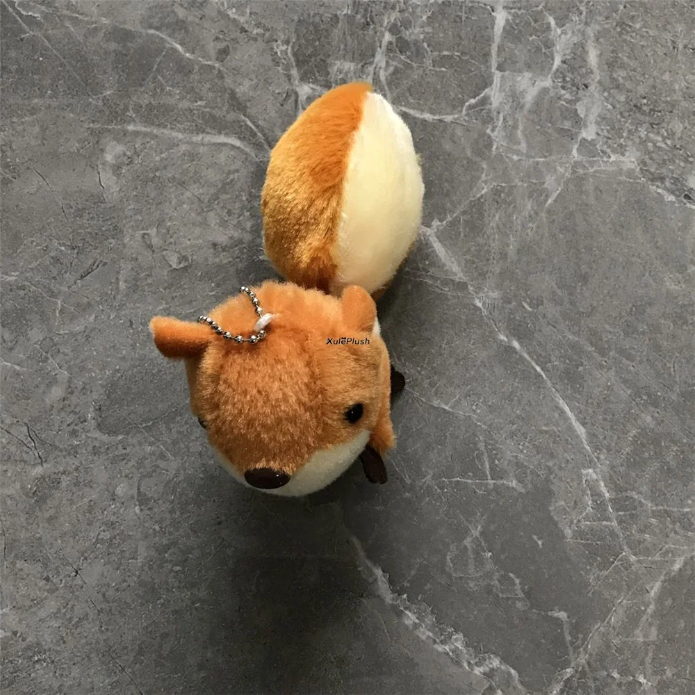 10CM Approx. Cute Small Squirrel Stuffed Plush TOY , Key Chain Gifts Plush Doll